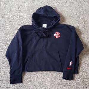 Nike Atlanta Hawks Cropped Hoodie
